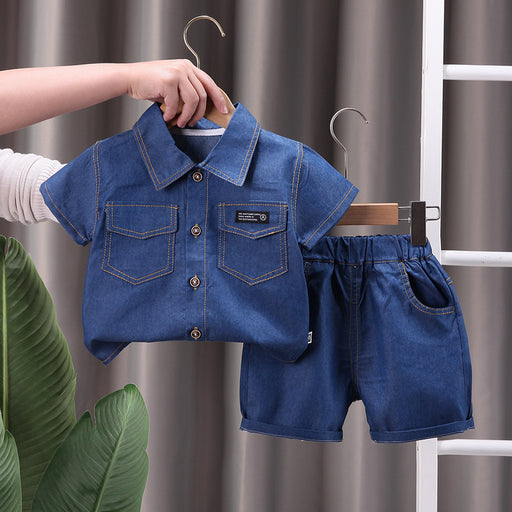 Baby Boy Clothing Sets Denim Duo Delight