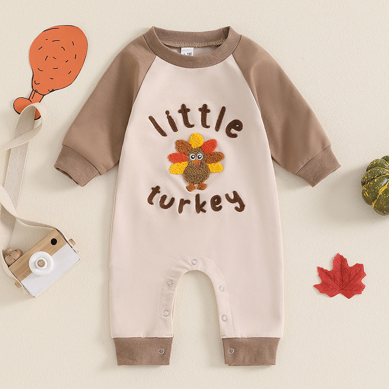 Baby Romper Tiny Turkey Attire