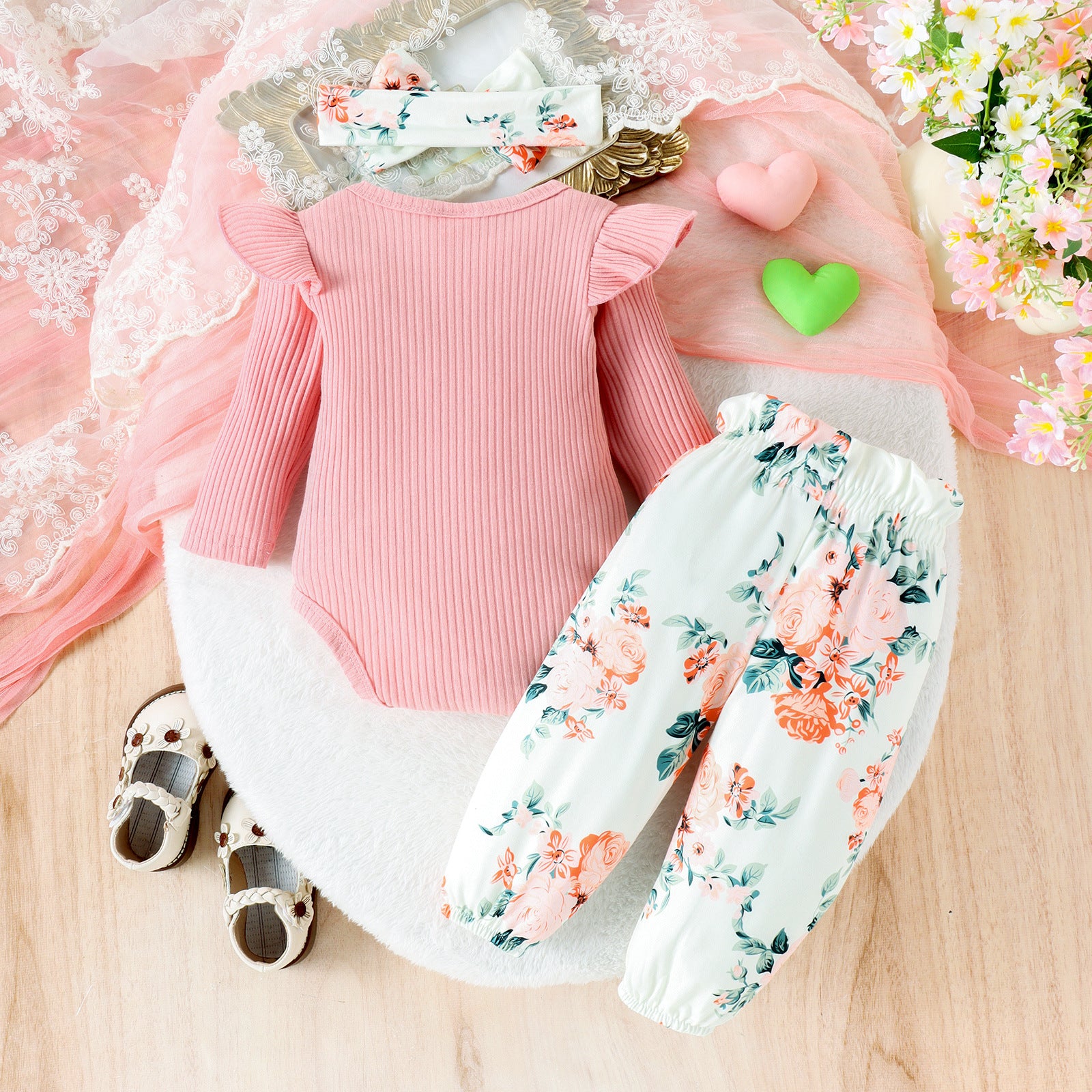 Baby Girl Romper Set Blossom Bloom