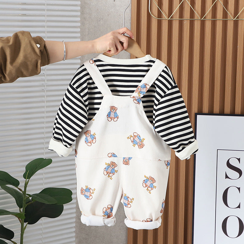 Baby Boy Clothing Sets Cuddle Comfort Overalls