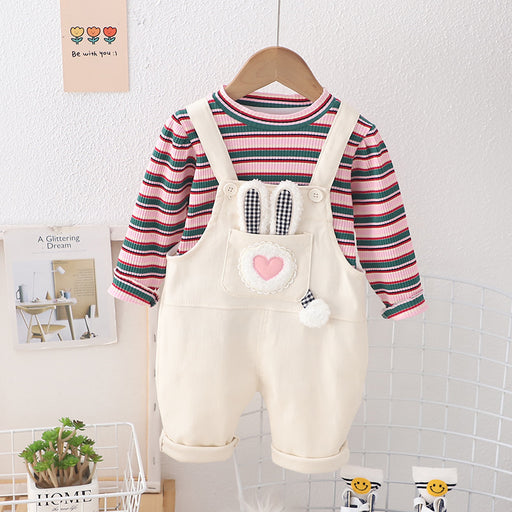 Baby Girl Little Stripes Ensemble