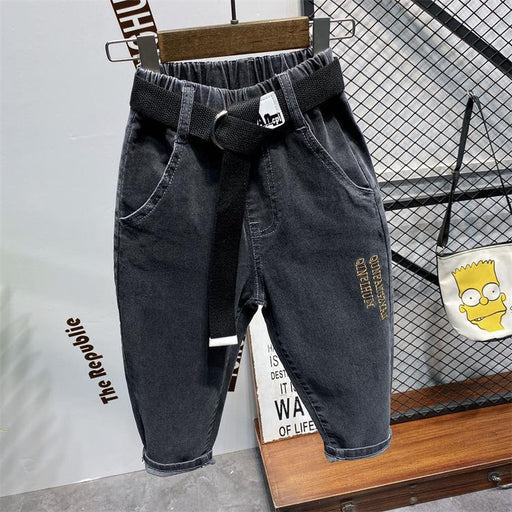 Toddler Boy Denim Cartoon Chic