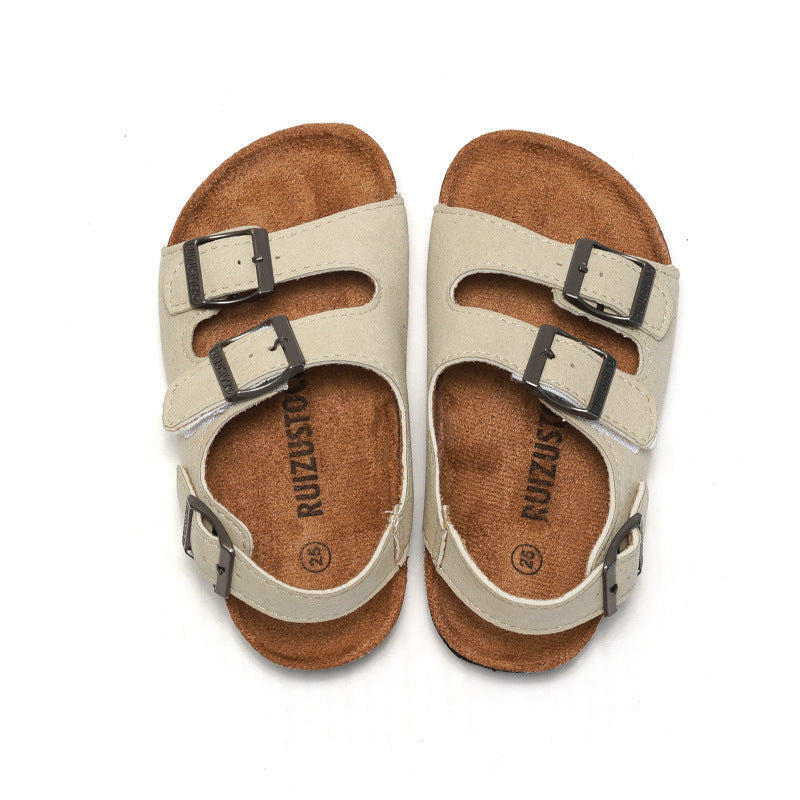 Baby Sandals Buckle Craft Leather